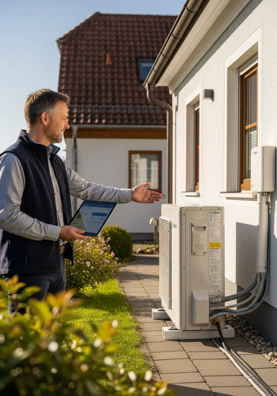Vor-Ort-Beratung an der Wärmepumpe in Abenberg